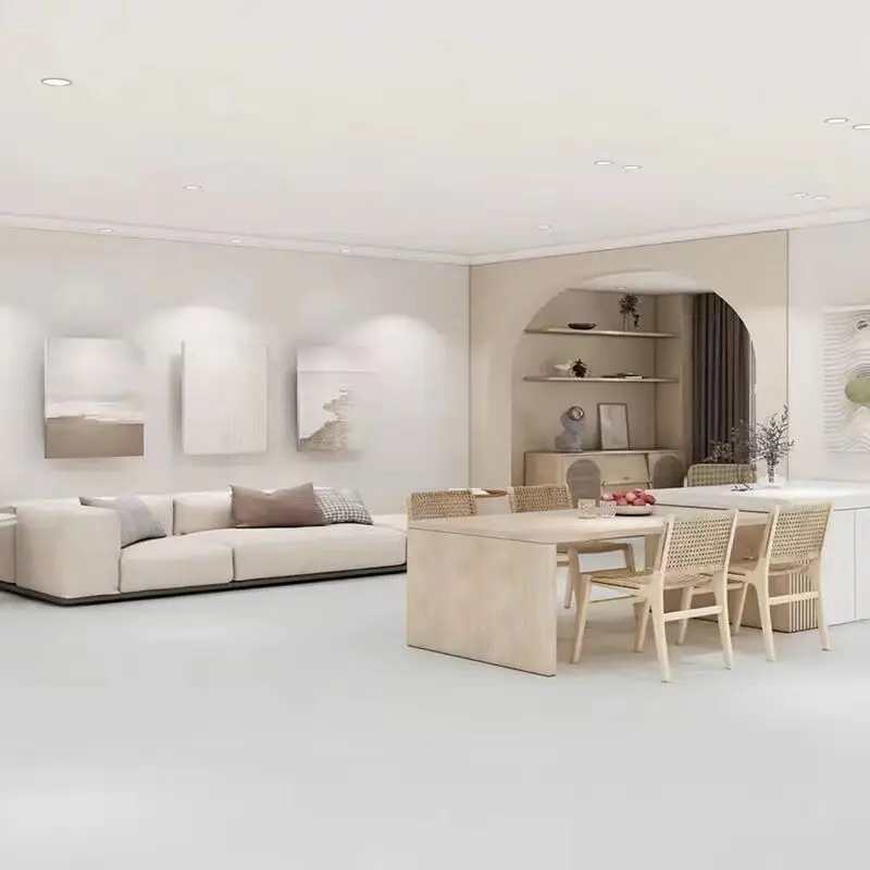 奶油白配白墙图片_2