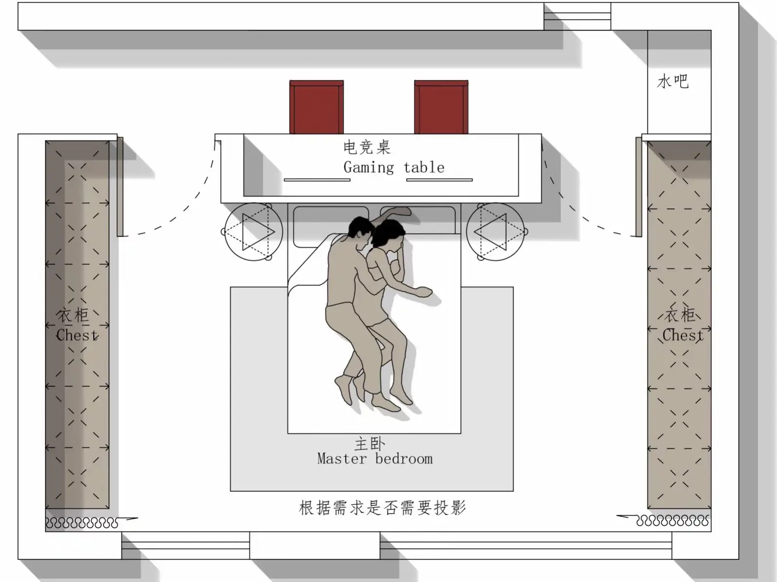 你见过这种电竞房卧室的联动设计吗？图片_2