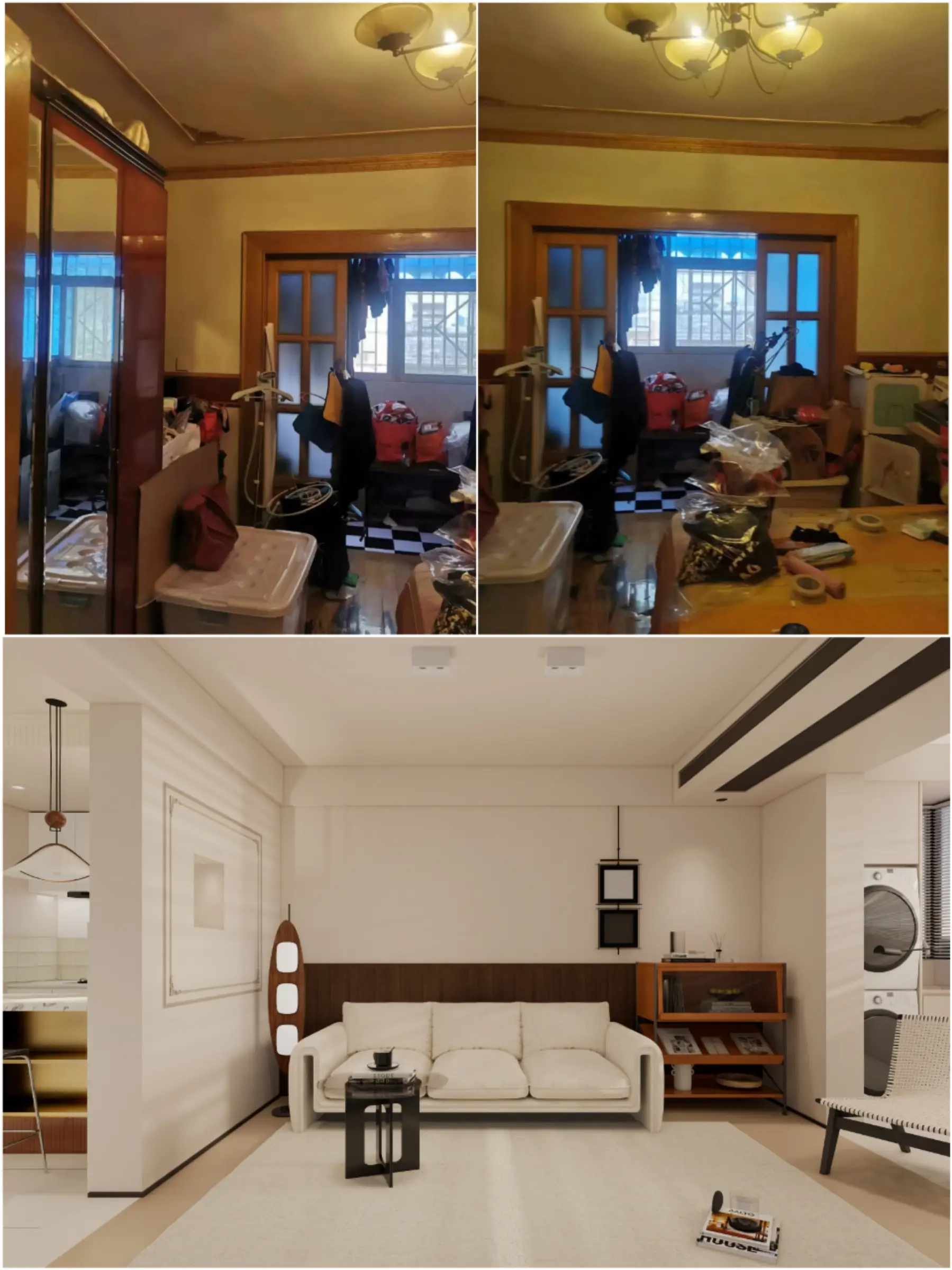 🏠 67平2室1厅“变身”2厅1室！✨图片_1