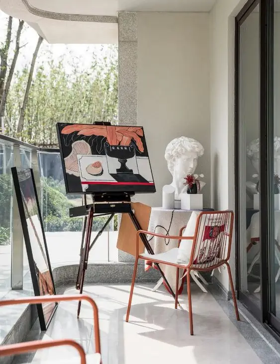 阳台一隅，艺术家的居心地图片_2