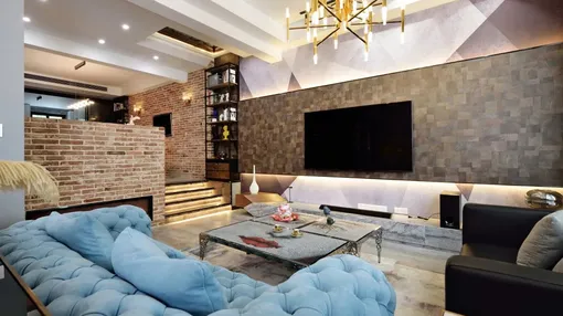 4层别墅400㎡，魔都中心不一样的工业mix轻奢风