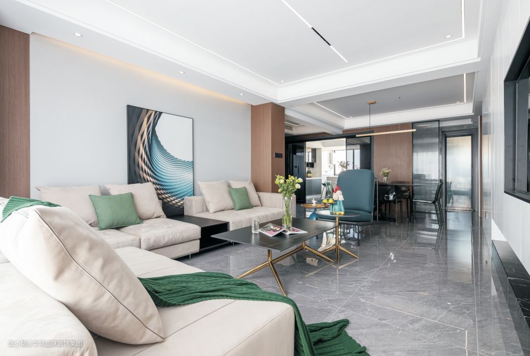 无主灯设计客厅大巧不工最简单的才是最经典的(图5)