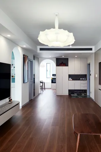 次卧和餐厅对调，91㎡也能住出120㎡大平层既视感！