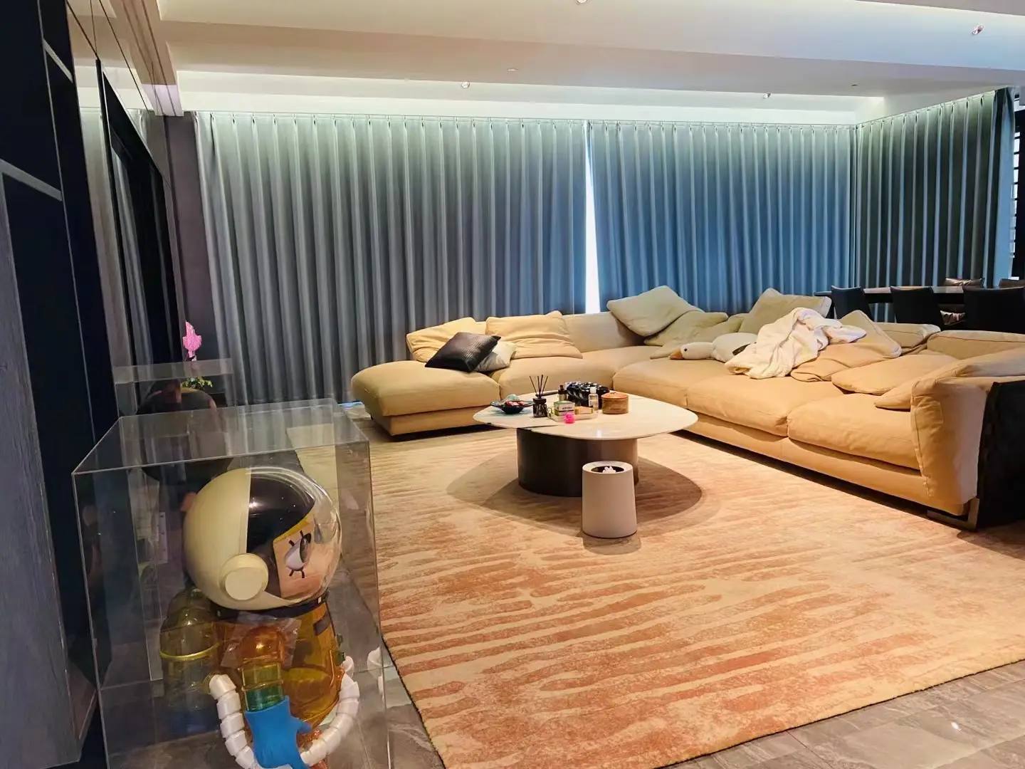 140m² | 御海天宸实景展示我家客厅图片_3