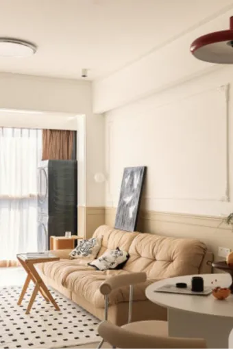 温州装修/89平法式奶油风