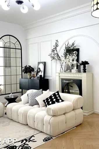 成都小姐姐的黑白法式风格装修，一个人住也温馨浪漫