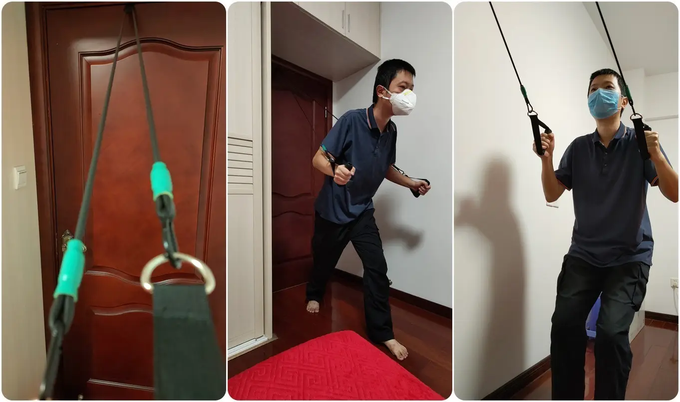 锻炼何须健身房！弹力绳套组，即可练全身图片_2