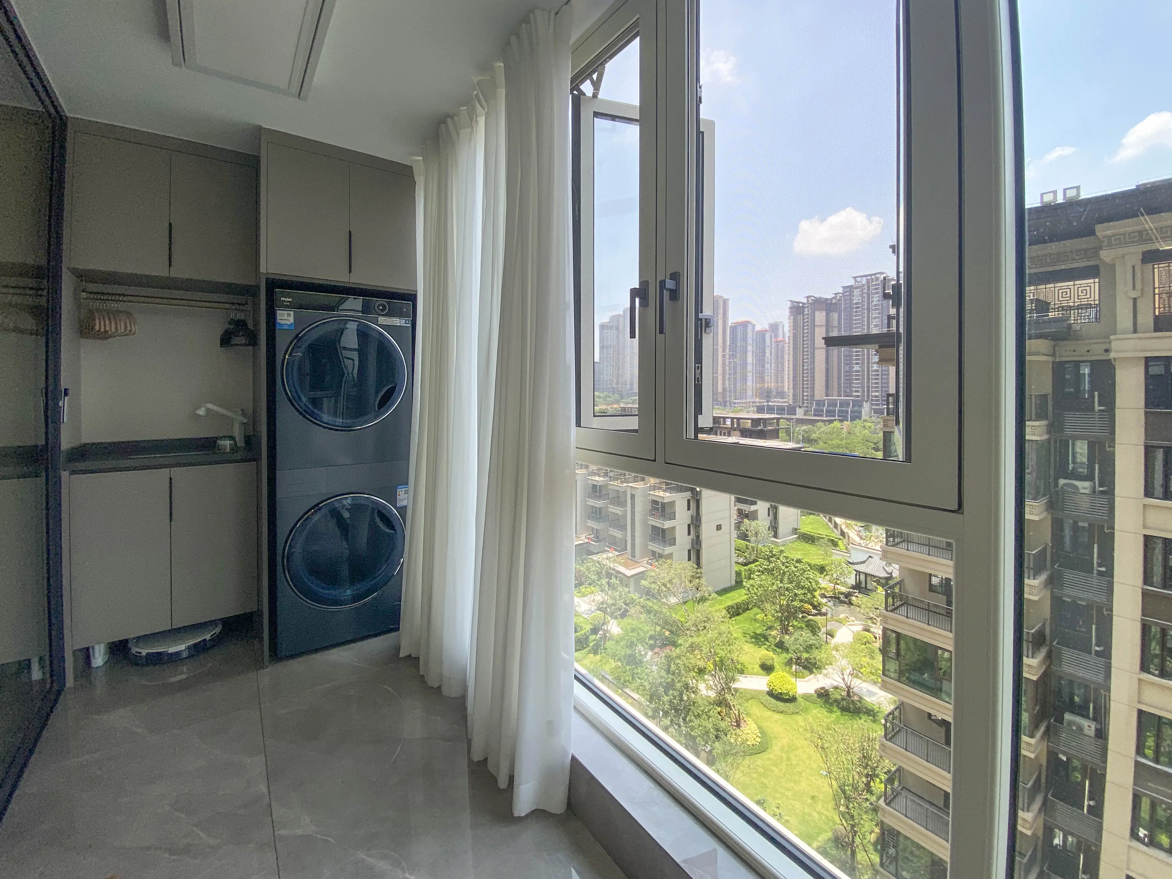 一整个爱住了❗阳台柜这么做真的美惨了😍图片_1