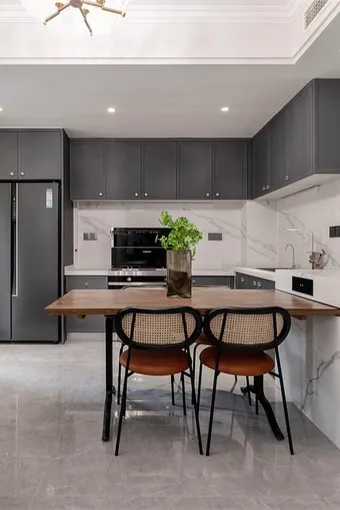 143㎡轻法式风四居室，拆改开放式设计成就高颜值住宅