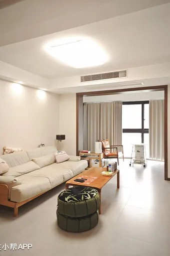 98㎡白色极简+原木，写意质朴闲适的生活艺术