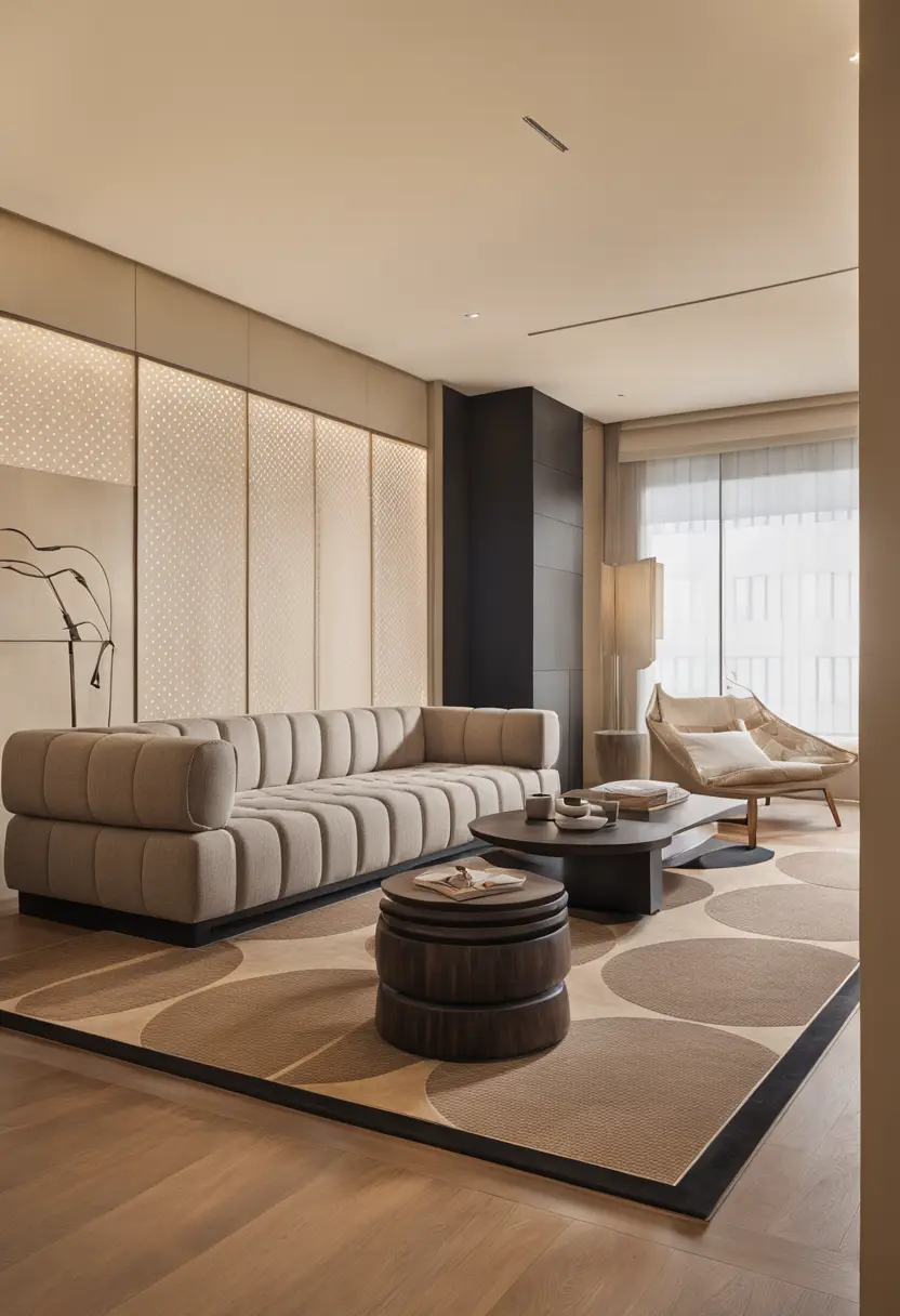 客厅装修必备：另一种奶油色系的魅力！✨图片_1