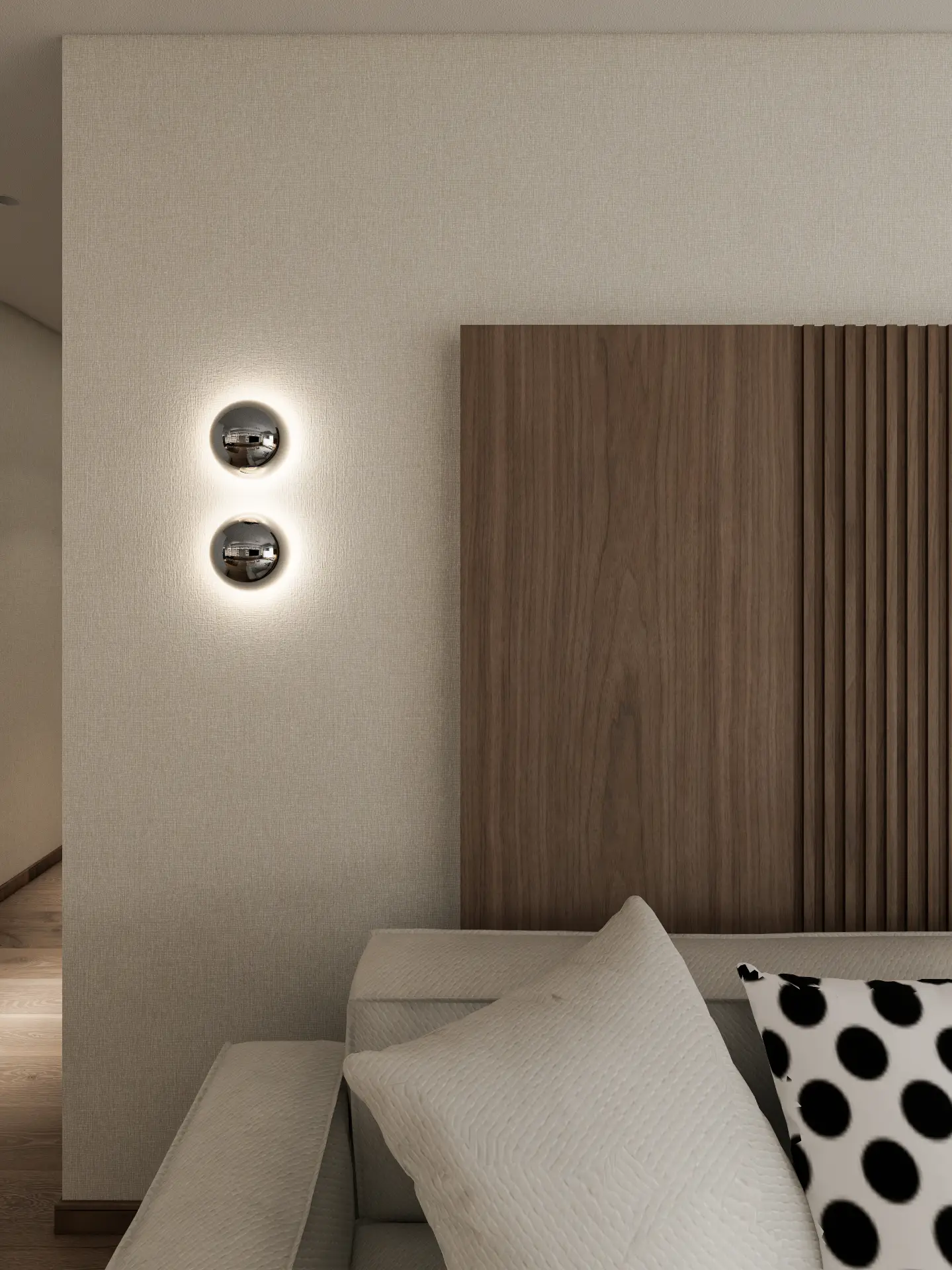 木地板+原木+大理石=质感十足的客厅设计图片_2