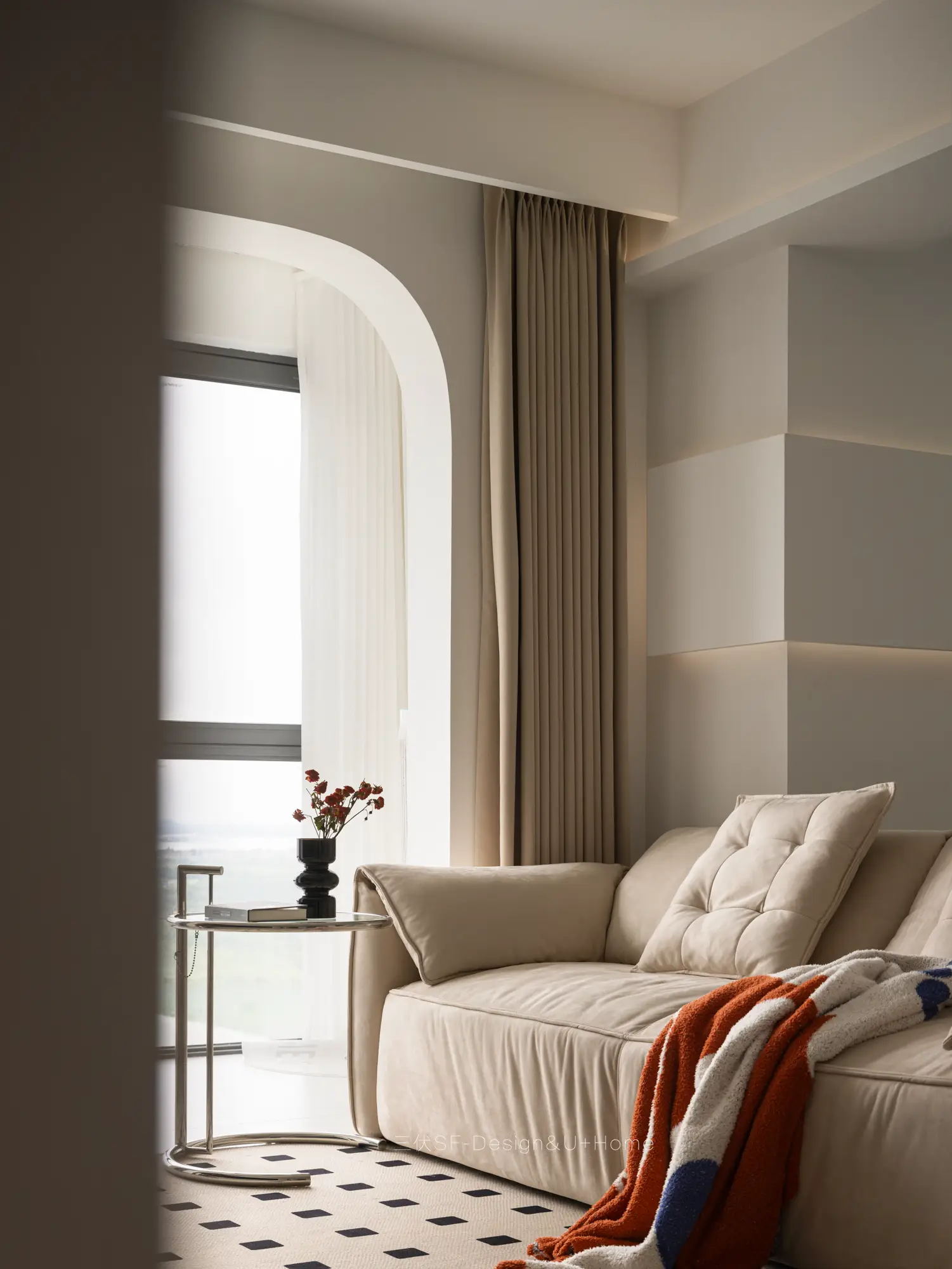 谁还不知道客书一体啊！100平也有大横厅图片_0