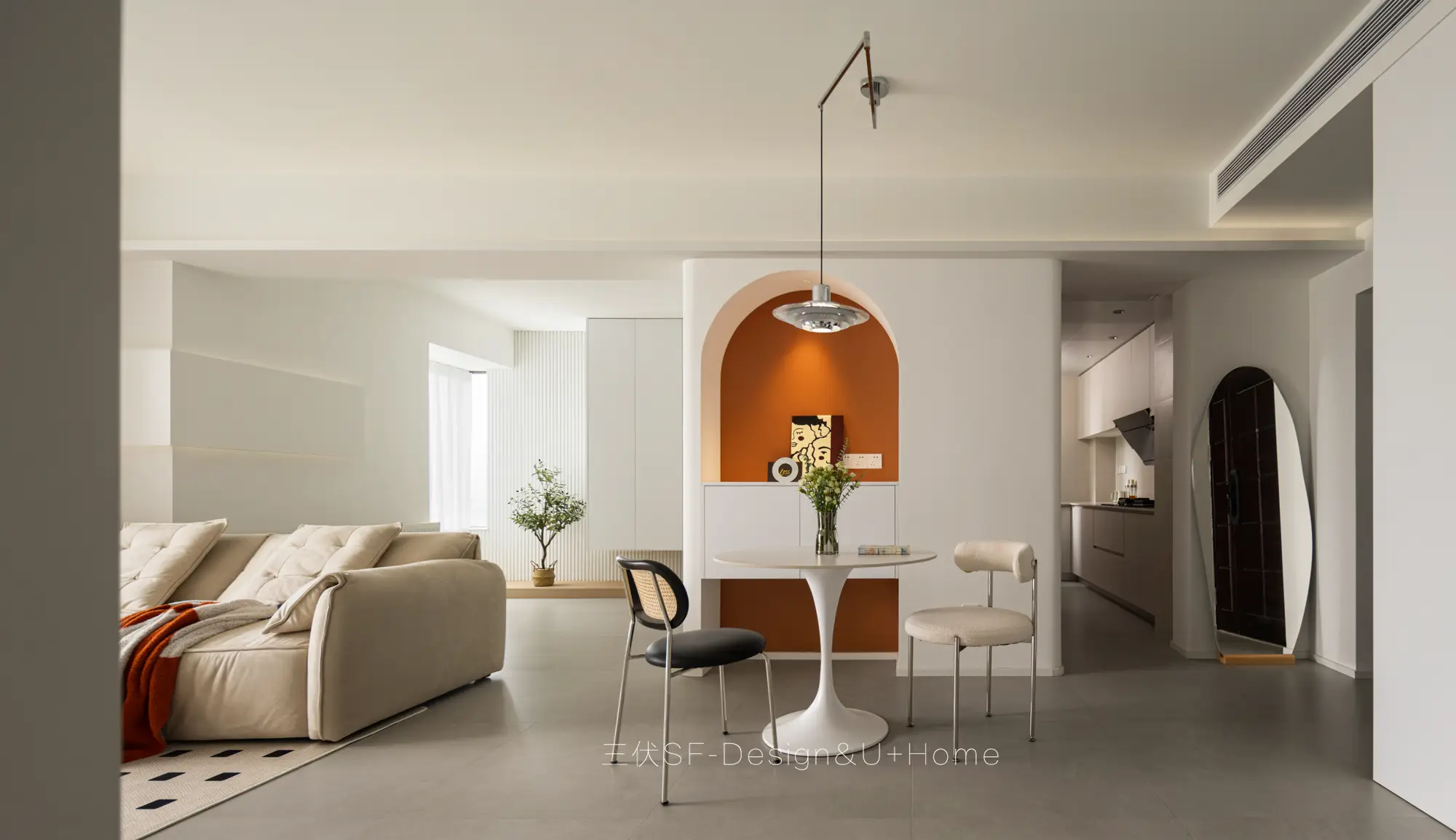 谁还不知道客书一体啊！100平也有大横厅图片_4