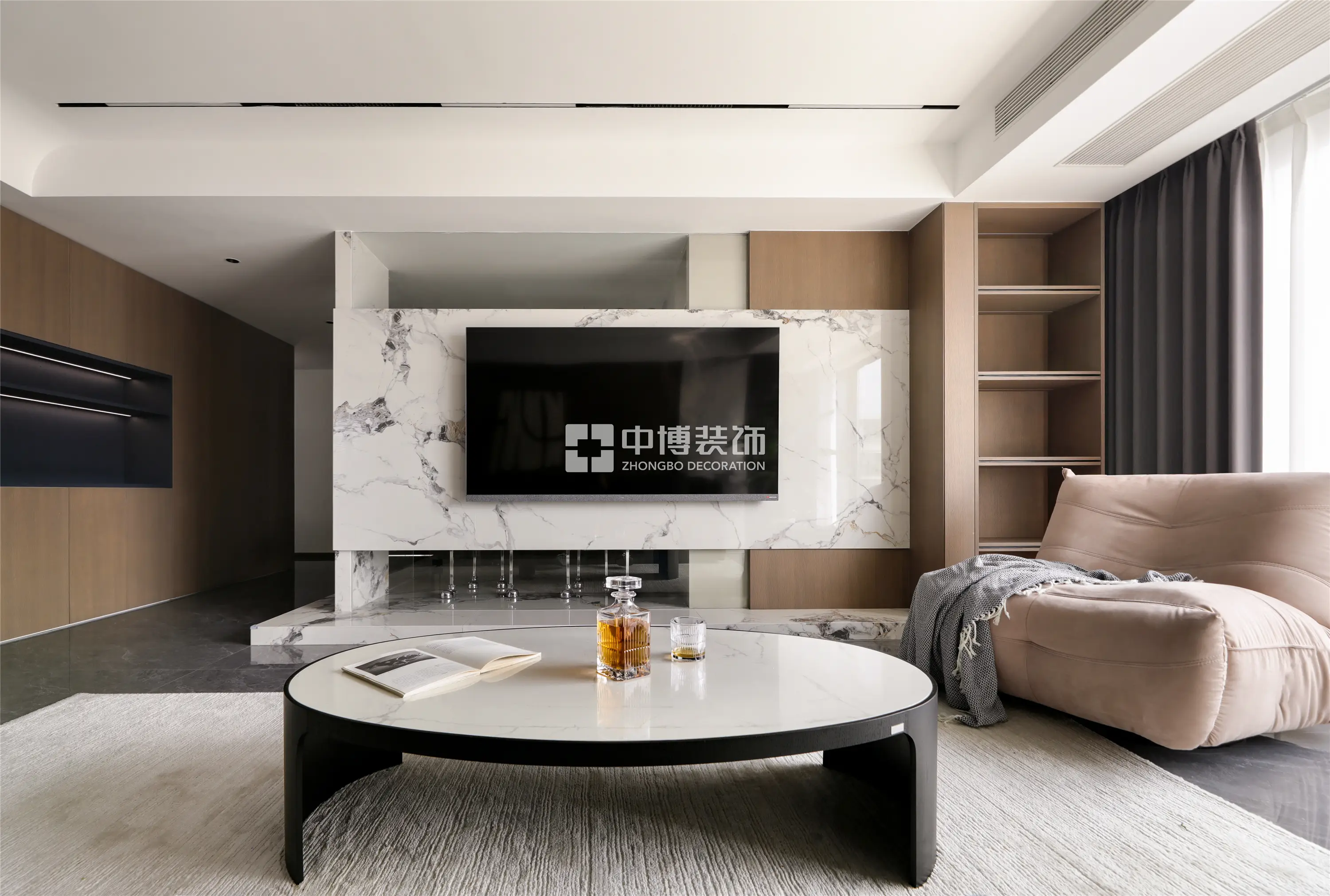 ZB中博 | 实景案例 138㎡意式轻奢图片_0