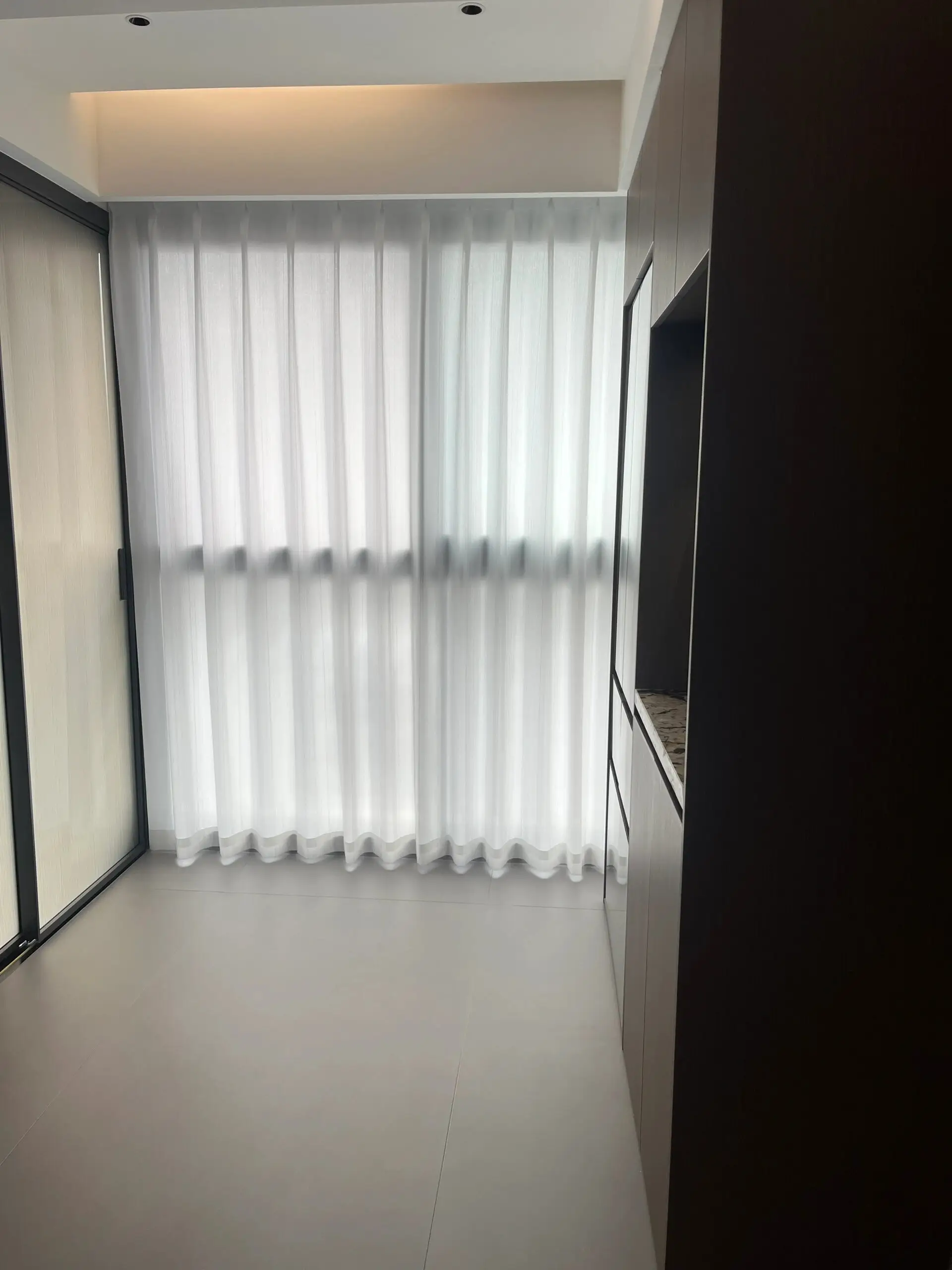 餐边柜+嵌入式冰箱实景图，心满意足💯💯图片_2