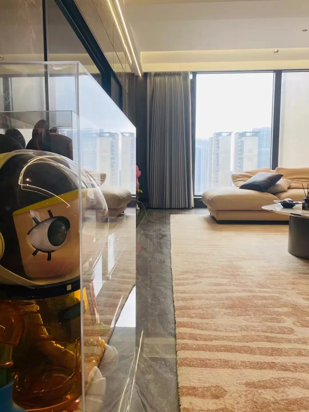 140m² | 御海天宸实景展示我家客厅图片_4