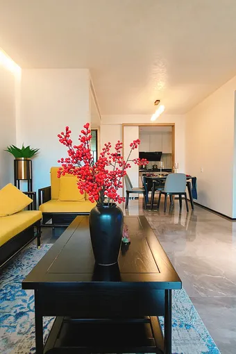 111㎡二居室，传统文化底蕴与现代审美的碰撞