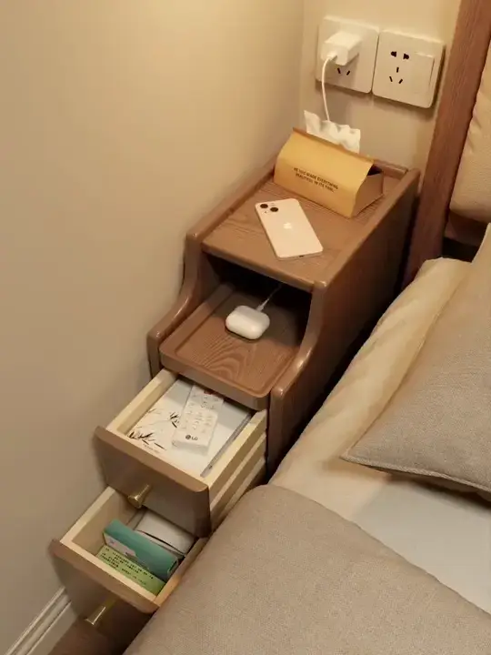 迷你床头柜才20cm，小户型一整个爱住