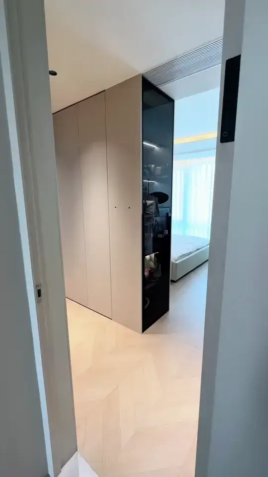 奶油风卧室一镜到底❤️快来我家看看