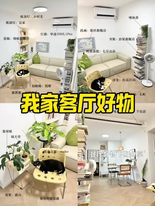 18件客厅自用好物都总结完啦！快快码住吧
